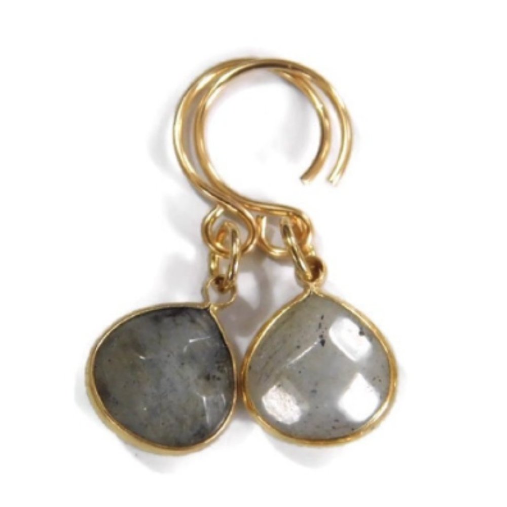 HANDMADE Labradorite 14K Gold Filled Earrings